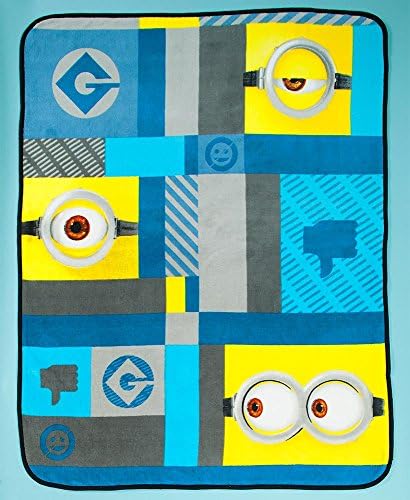 Licensed Character Plush Fleece Throws , Despicable Me Minions