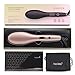 AsaVea Hair Straightening Brush 4 with Premium Anion Generator, Best for Using at Home or Travelling, Lighter and Smaller (rose gold)