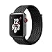 amBand Compatible for Apple Watch Sport Loop Band 42mm, Lightweight Breathable Nylon Replacement Band for Apple Watch Series 1, Series 2, Series 3, Sport, Edition-Black White