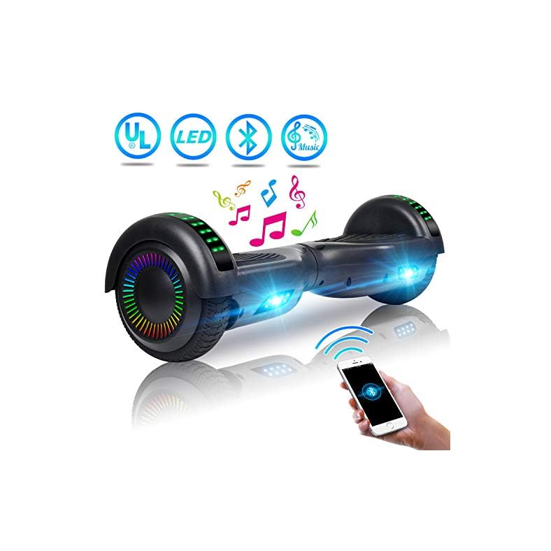UNI-SUN 6.5″ Bluetooth Hoverboard for Kids, Self Balancing Hoverboard