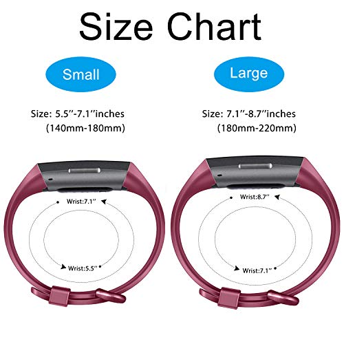 image for Vancle Sport Band Small Large Compatible with Fitbit Charge 3 Bands Re