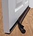 deeToolMan Door Draft Stopper 39" : One Sided Door Insulator with Hook and Loop Self Adhesive Tape Seal Fits to Bottom of Door/Door Weather Stripping(Brown)
