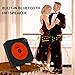 Portable CD Player, Rofeer Bluetooth Wall Mountable CD Music Player Home Audio Boombox with Remote Control FM Radio Built-in HiFi Speakers, MP3 Headphone Jack AUX Input Output, Black