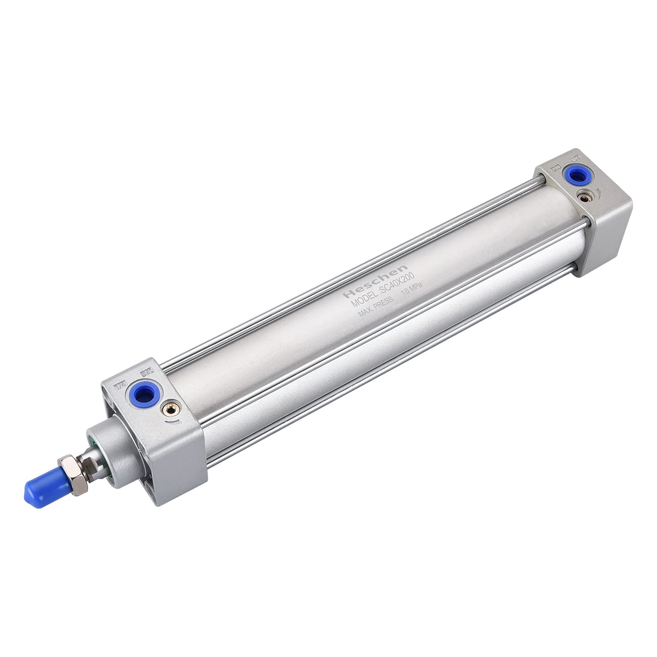 Heschen Pneumatic Standard Cylinder, SC 40-200, PT1/4'' Port, 40mm Bore, 200mm Stroke, Double Acting