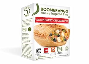 Image of Boomerang's Pies Handheld Aussie Pies, Southwest Chicken Pies, 6 oz (frozen)