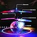 RC Flying Ball, Crystal Flashing LED Light Flying ball RC Toy RC infrared Induction Helicopter for Kids, Teenagers Colorful Flyings for Kid's Gifts Toy (Upgraded)