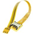chenyang Soft Flat FPC Cable Micro SIM Card to Nano SIM Kit Male to Female Extension Extender Cable 10cm