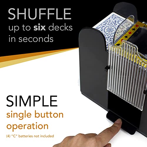 Brybelly Automatic Card Shuffler, The Original 16 Deck Electric