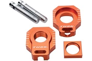 Tusk Axle Blocks Orange for KTM 450 EXC 4-Stroke 2005-2007