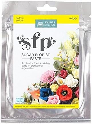 Squires Sugar Florist Paste Daffodil Yellow 100g