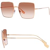 BURBERRY DAPHNE BE3133 Square Shape Metal Sunglasses with Luxury Eyewear Kit