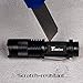 Timlon 12 Pack Tactical Flashlight Water Resist 7W 350lm Ultra Bright Mini Cree Q5 Led 3 Mode Flashlight Torch Adjustable Focus Zoomable Light Lamp (Black)