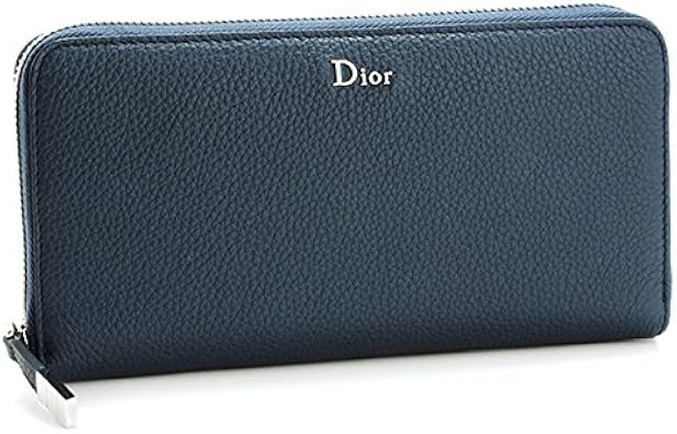 Amazon Dior Homme ディオール オム 財布 メンズ Grained Calfskin ラウンドファスナー長財布 ネイビー 2dsbc011 Tab 09b 並行輸入品 財布