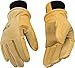 Kinco, 901-S Men's Pigskin Leather Ski Glove, HeatKeep Thermal Lining, Draylon Thread, Small, Golden, with Nikwax Waterproof Wax