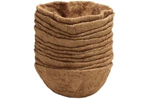 BestNest Bulk Buy of 12 Panacea 88591 Round Coco Fiber Liners, 12" Dia. Each