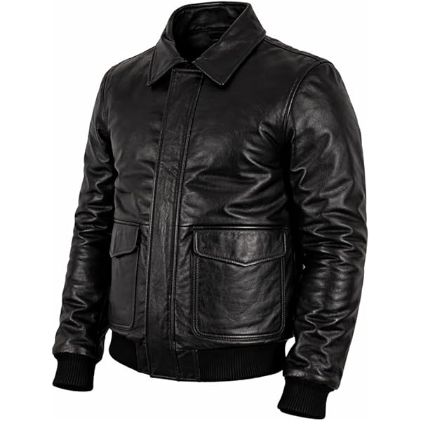 chouyatou Men's Vintage Stand Collar Pu Leather Jacket (Small