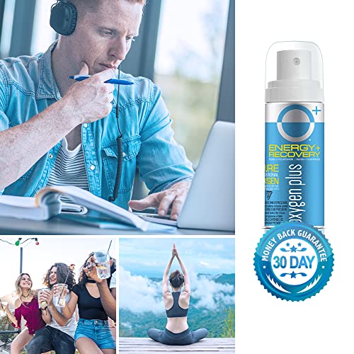 Oxygen Plus O+ Mini 3 Pack Portable Oxygen Can 99.5 Pure O2