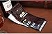 VRLEGEND Men Trifold Wallet Genuine Leather Card Holder Vintage Slim Bifold Wallet ID Holder (Brown)