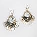 BaubleStar White Disc Coin Tassel Drop Dangle Chandelier Earrings Boho Chic Vintage Bohemian Hook Fashion Jewelry for Women