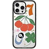 CASETiFY Impact Case for iPhone 16 Pro Max [Slim / 8.2 ft. 4X Military Grade Drop Protection/Compatible with Magsafe] - Lucky - Clear Black