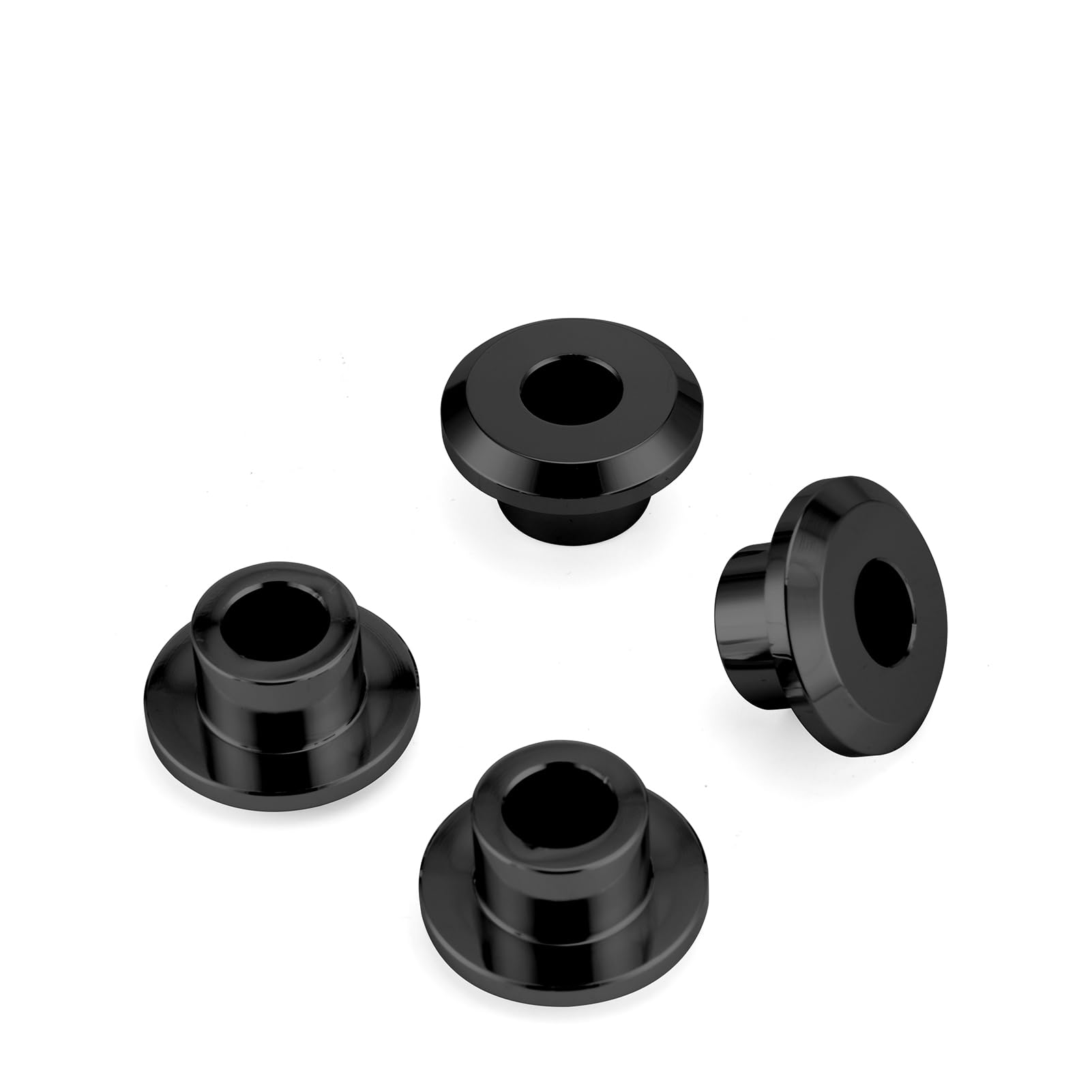 Photo 1 of Wsays CNC Handlebar Riser Bushings Solid Billet Aluminum Compatible with Harley Touring Street Electra Road Glide Road King 1983-2025 Fit Softail 2018-2025