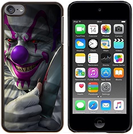 - RED EYES CLOWN CREEPY DEVIL SMILE EVIL - Slim Guard Armor Phone Case- For Apple iPod Touch 6 6th Generation Devil Case
