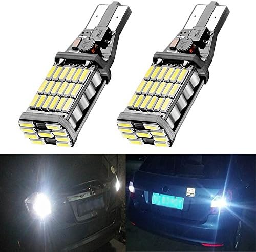 Raysen 1000 lumens Canbus Error Free 2pcs 21-BK Chipsets 921 912 W16W T10 T15 LED bulb LED replacement Bulbs For Backup Reverse Light Xenon White 6000K [Energy Class A+++]