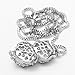 NEOGLORY Black Zircon Rhinestone Owl Adjustable Long Pendant Necklace 32