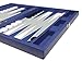 13-inch Premium Backgammon Set - Travel Size - Indigo Blue Board