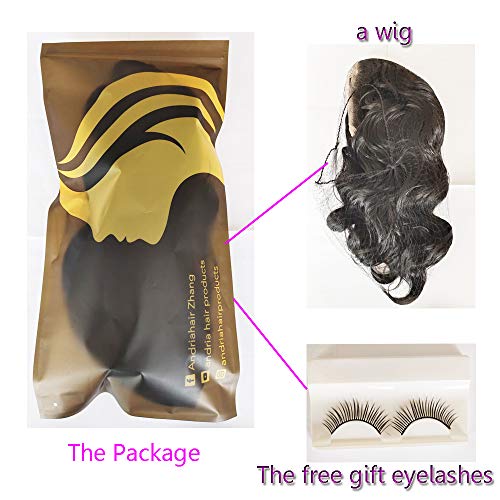 Andrai-Hair-Short-Bob-Lace-Front-Wigs-Glueless-Natural-Wave-Synthetic-Heat-Resistant-Fiber-Hair-Wig-With-Baby-Hair-For-Black-Women-16-Inch-Black-Wavy-Wigs