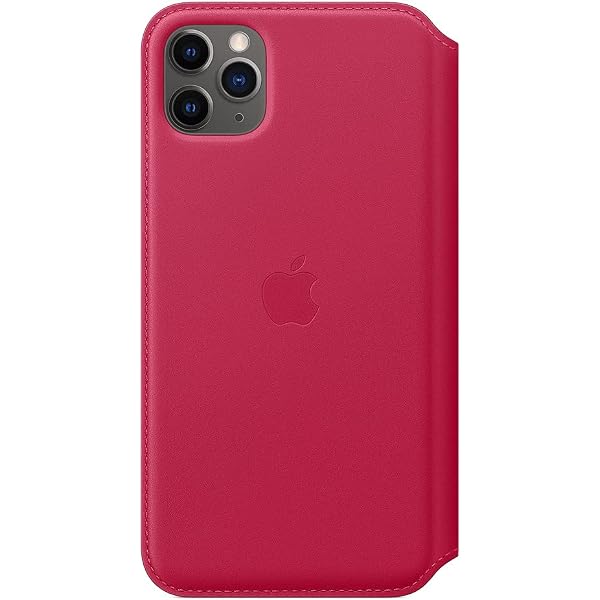 Amazon.com: Apple iPhone 11 Pro Max Leather Case - (Product) RED