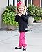 RuffleButts Little Girls Ruffled Long Sleeve Undershirt Tee - Black - 3T