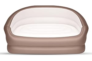 TXZ OUTDOOR Twin Size Air Mattress Inflatable Sofa，Double Inflatable Chair for Adults-Flodable Blow Up Couch Lounger-Portable Air Sofa for Indoor Living/Tent Camping/Outdoor Activities