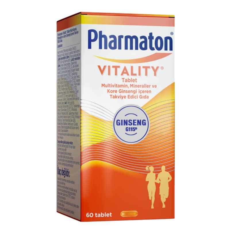 60 Caplets of Pharmaton Vitality11 with Ginseng