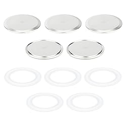 TAISHER 5PCS 304 Stainless Steel 4" Tube OD
