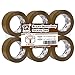 PERFECTAPE Heavy Duty Brown Packing Tape 6 Rolls, Total 600 Meters, 2.7 mil, 1.88 in x 100m, Ultra Strong, Refills for Moving, Packaging and Shipping(Not Paper Tape)