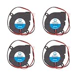 WINSINN 50mm Blower Fan 12V 5015 50x15mm Turbine Turbo Brushless Cooling for DIY 3D Printer Extruder Hotend MK2 MK3 MK7 MK8 (Pack of 4Pcs)