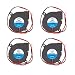 WINSINN 50mm Blower Fan 12V 5015 50x15mm Turbine Turbo Brushless Cooling for DIY 3D Printer Extruder Hotend MK2 MK3 MK7 MK8 (Pack of 4Pcs) primary
