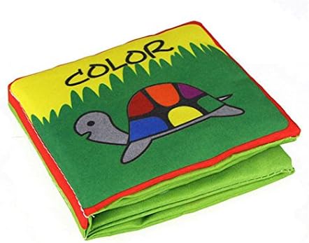 Keliay Water Drawing Mat, 11cm x 10cm Intelligence Development Learning &amp; Education Cloth Book for Children Baby Toddlers Kids Boys Girls (D)