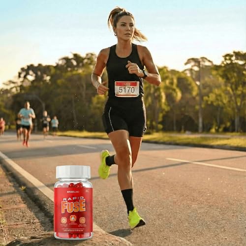 Rapid Fuse Pré Treino e Termogênico (Foguinho) - 60 Cápsulas com Cafeína, Psyllium e Picolinato de Cromo - Fuselabs - Suplemento para Academia e Fitness