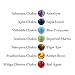 7 Chakras Bracelet Handmade Rainbow Round Bead Charm Bracelets for Women