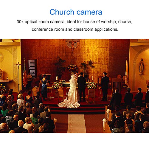 Tenveo 30X-USB Camera for Music Festival, large video conferencing, Live Streaming Camera, Broadcast Camera (30X Zoom TEVO-VHD303U)