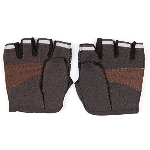 Ylucky Half Finger Cycling Gloves Outdoor Adjustable Sport Bicycle Gloves Gel Padded Mountain Road Bike Riding Gloves Shock-Absorbing Breathable Anti Slip Summer Mitten for kids Children