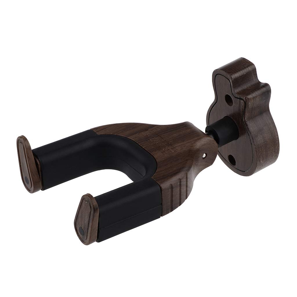 Alnicov Guitar Hanger Wall Mount Auto Lock Bracket Display Stand Holder Hook for Acoustic Electric Classical Bass Guitars