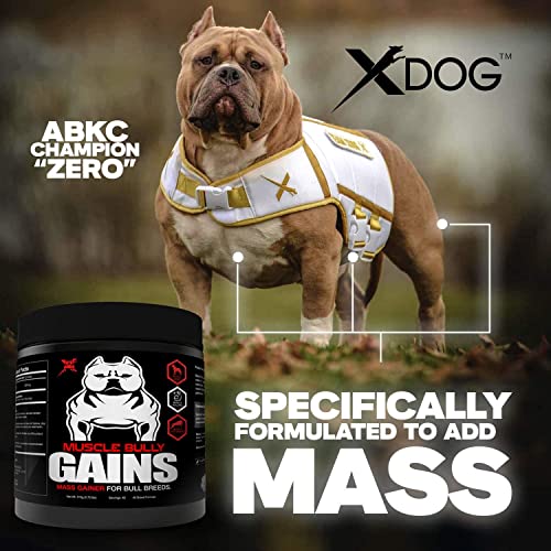 Muscle Bully Gains Dog Muscle Builder Protein Powder for Dogs to Add
