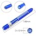 Pen Light, Escolite LED Penlight Nurse Medical with Pupil Guage for Doctors Nurses White Blue