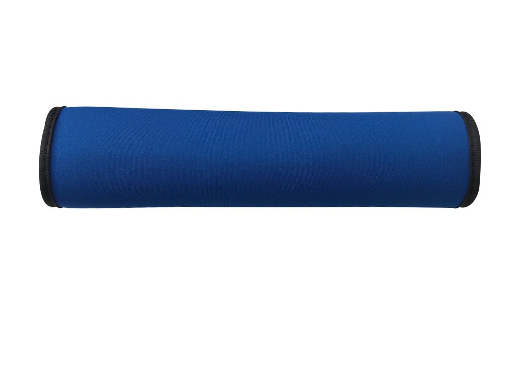 Heckbo, car seatbelt, seat pad, shoulder pads for kids and adults (blue and black)