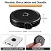 Tape Measure for Body, Measurements Tape Retractable Measuring Tape for Cloth, Sewing, Tailor, Fabric, and Crafts, Small Tape Measure with Push Button (Retractable Dual Sided Black)