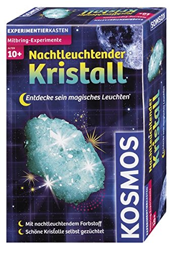 KOSMOS 659127 - Nachtleuchtender Kristall, Entdecke sein magisches Leuchten, Kristalle selbst züchten, Experimentierset…