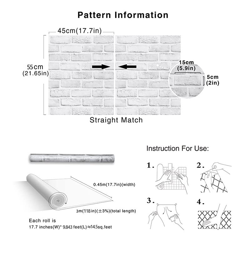 Cohoo Home Brick Wallpaper Peel And Stick on Galleon Philippines